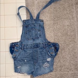 Denim overalls